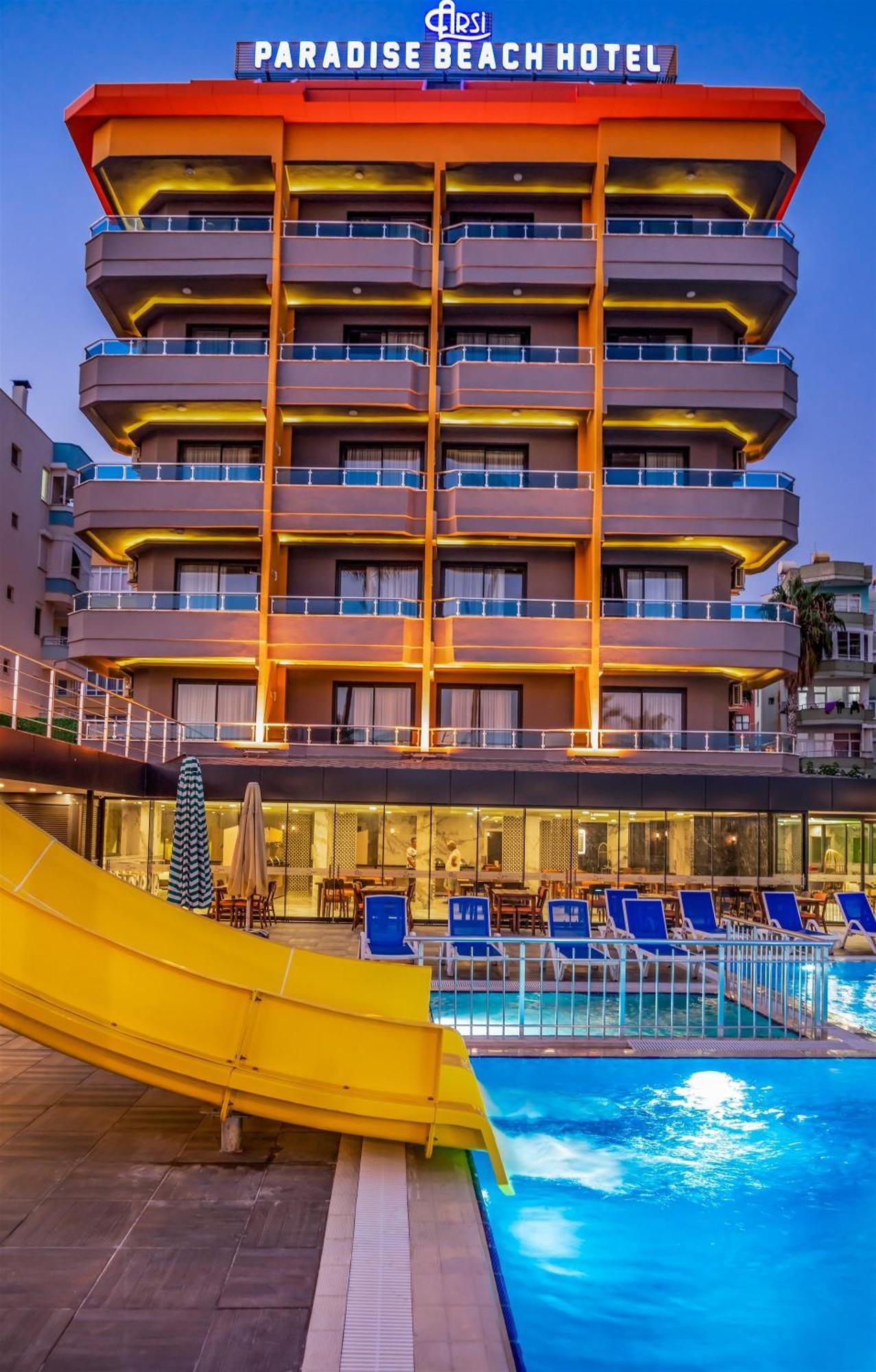Arsi Paradise Beach Hotel Alanya Exterior foto